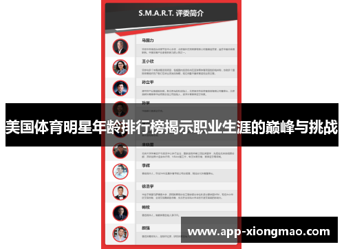 美国体育明星年龄排行榜揭示职业生涯的巅峰与挑战
